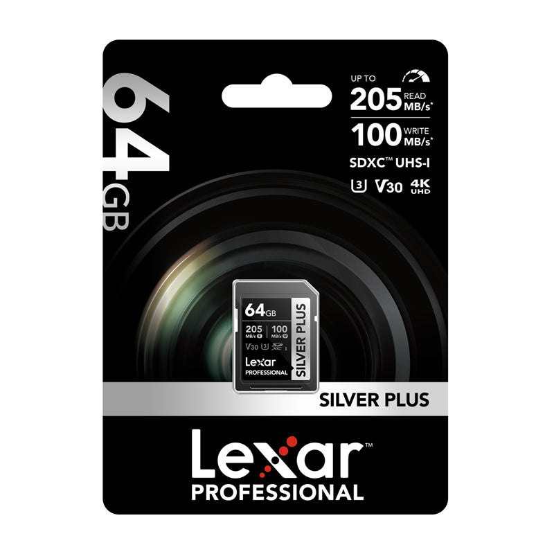 Lexar Professional SILVER PLUS SDXC 64GB memory card