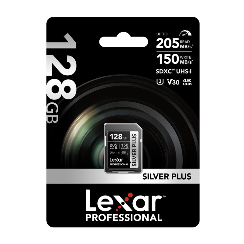 Lexar Professional SILVER PLUS SDXC 128GB memory card