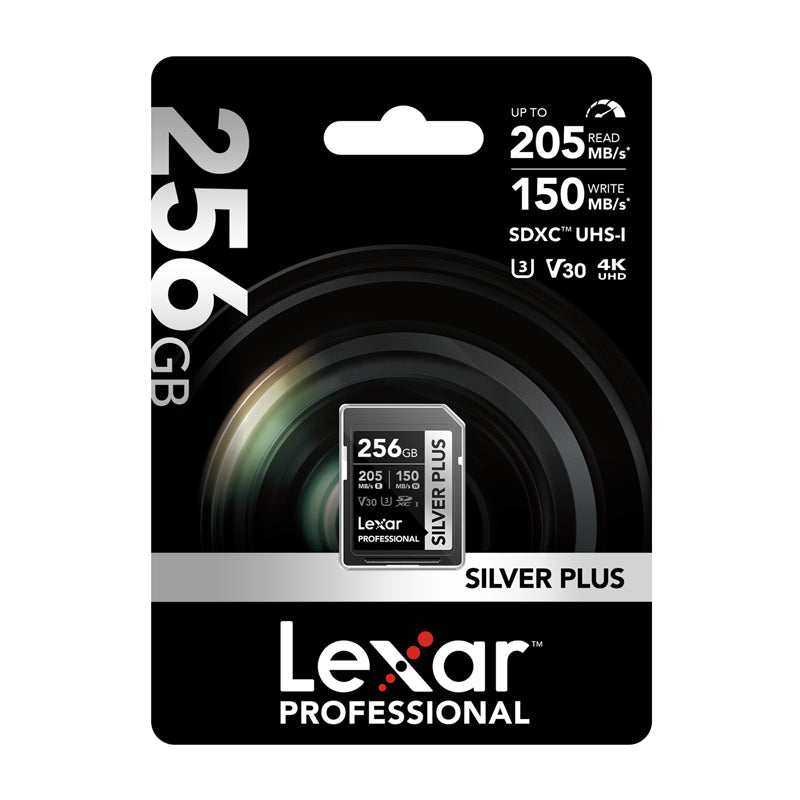 Lexar Professional SILVER PLUS SDXC 256GB memory card