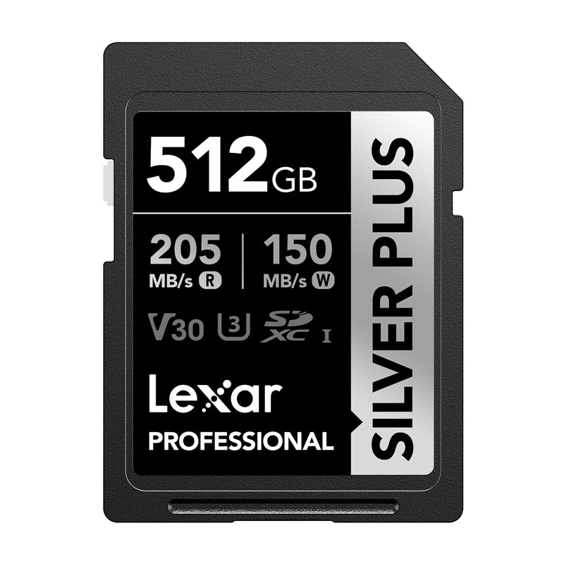 Lexar Professional SILVER PLUS SDXC 512GB memory card
