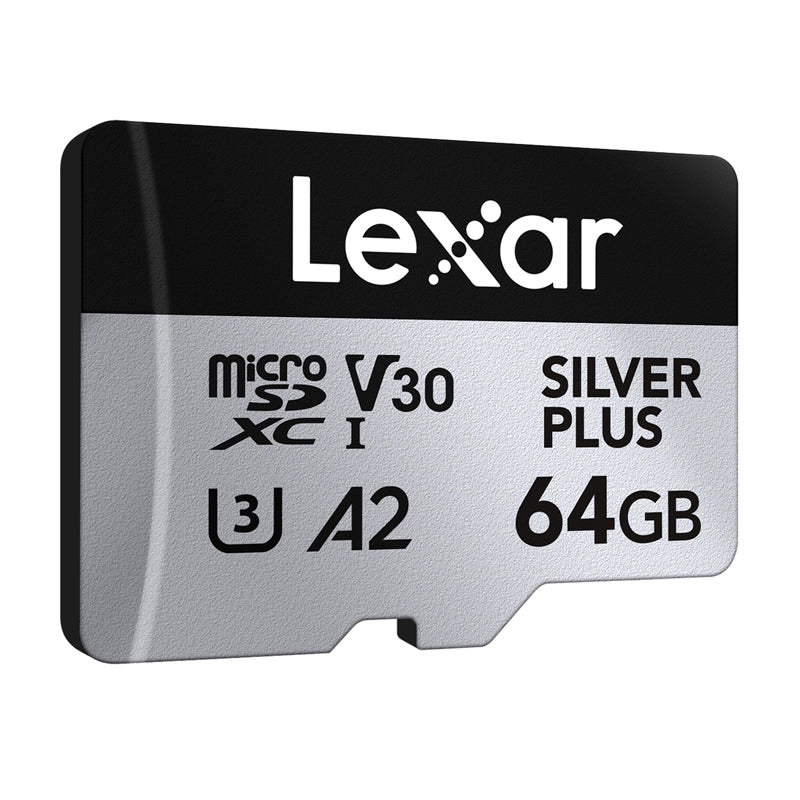 Karta pamięci Lexar High-Performance Silver Plus microSDXC 64GB + adapter