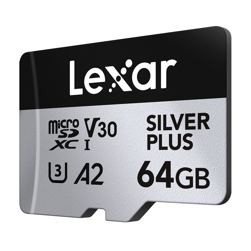 Karta pamięci Lexar High-Performance Silver Plus microSDXC 64GB + adapter