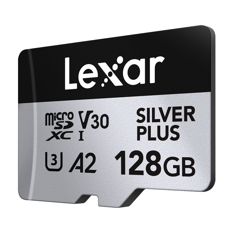 Karta pamięci Lexar High-Performance Silver Plus microSDXC 128GB + adapter