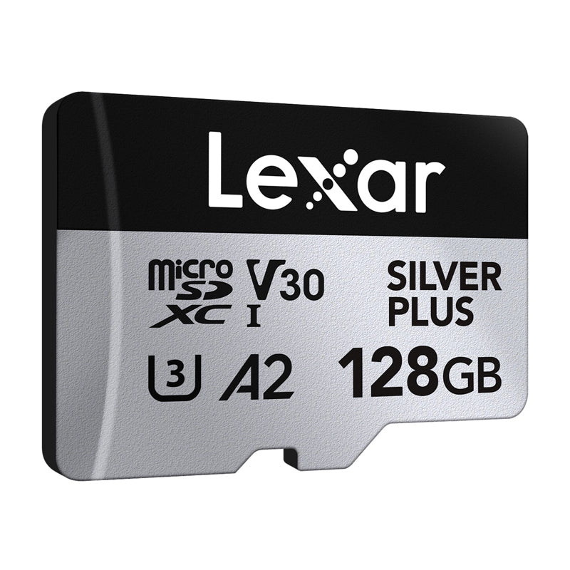 Karta pamięci Lexar High-Performance Silver Plus microSDXC 128GB + adapter