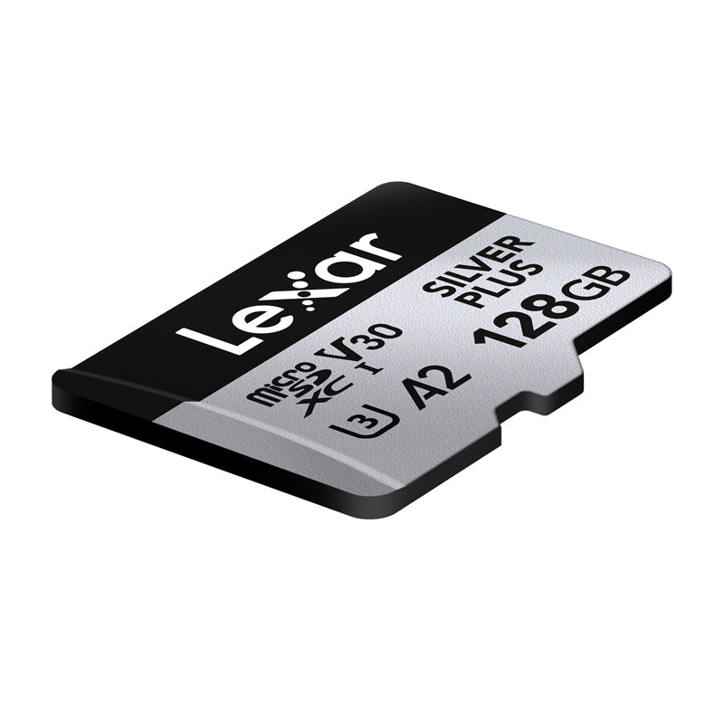Karta pamięci Lexar High-Performance Silver Plus microSDXC 128GB + adapter