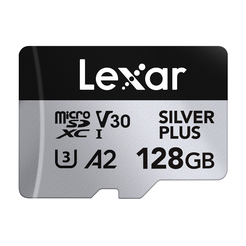 Karta pamięci Lexar High-Performance Silver Plus microSDXC 128GB + adapter