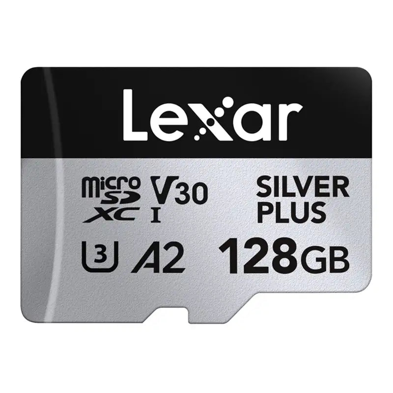Karta pamięci Lexar High-Performance Silver Plus microSDXC 128GB + adapter