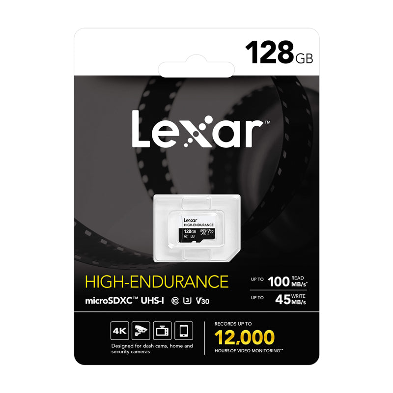 Lexar High-Endurance microSDHC/microSDXC 128GB memory card