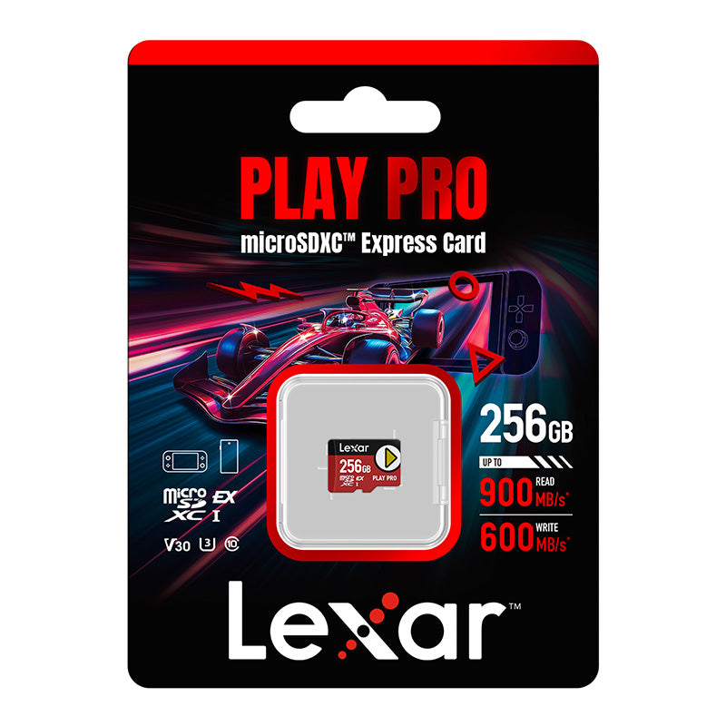 Lexar PLAY Pro microSD Express 7.1 256GB memory card