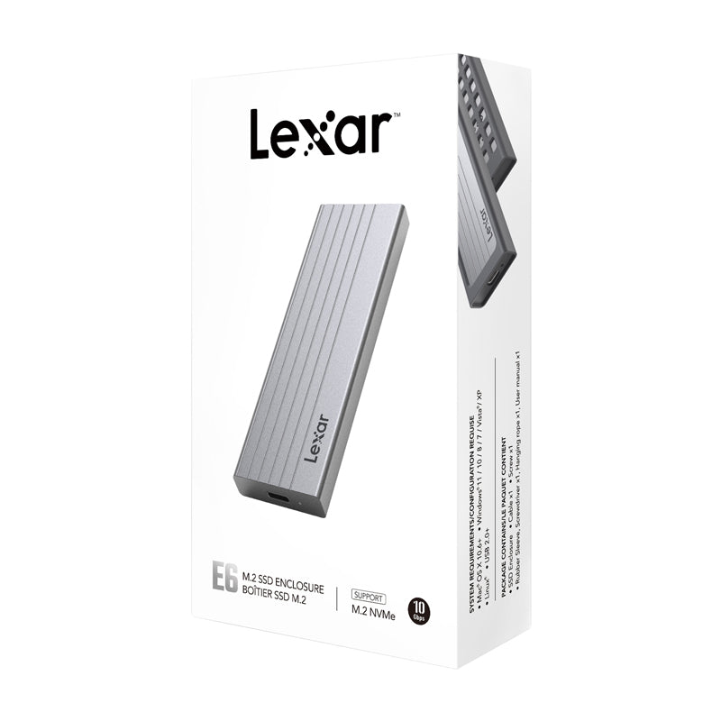 Lexar LPAE06N 10Gbps SSD/M2 drive enclosure