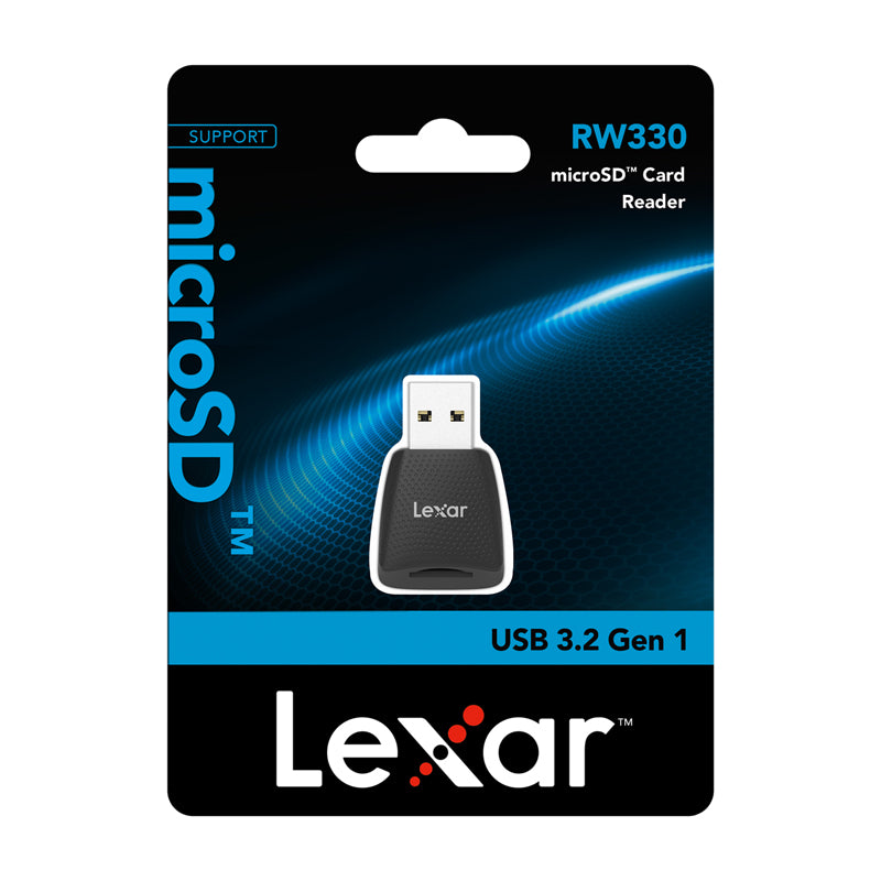 Lexar RW330U USB 3.2 micro SD, UHS-I memory card reader