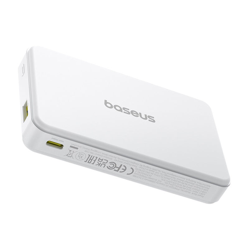 Baseus Airpow2 Qi2 magnetic powerbank 10000mAh 22.5W (white)