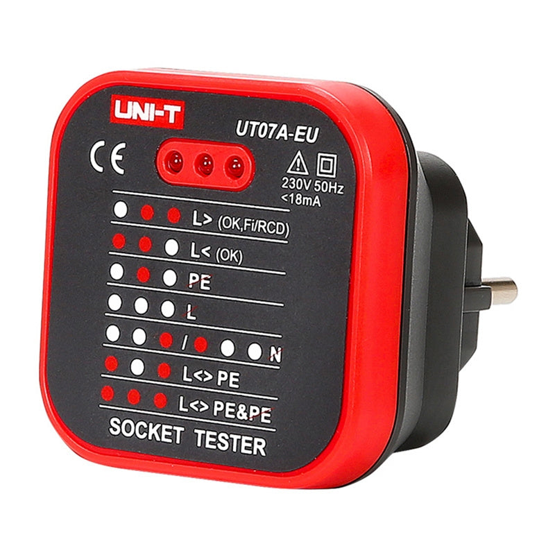 UNI-T UT07A-EU power outlet tester