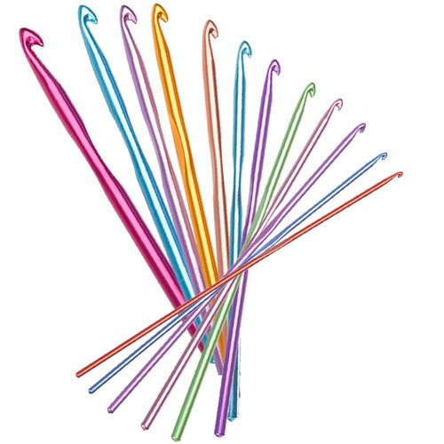 Set of 12 crochet hooks.-3