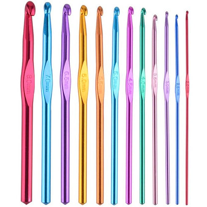 Set of 12 crochet hooks. Ruhhy 5901785362909