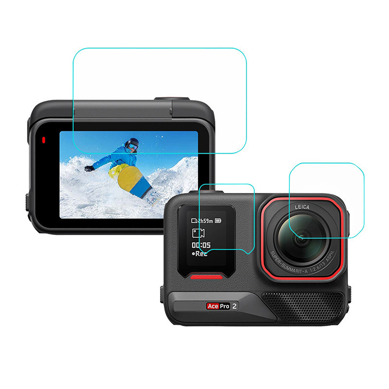 Puluz 3-in-1 protective film for Insta 360 Ace Pro 2