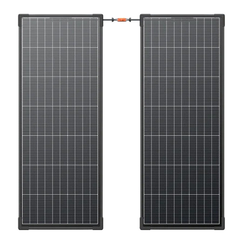 Set of 2x EcoFlow 130W photovoltaic panel (rigid construction)