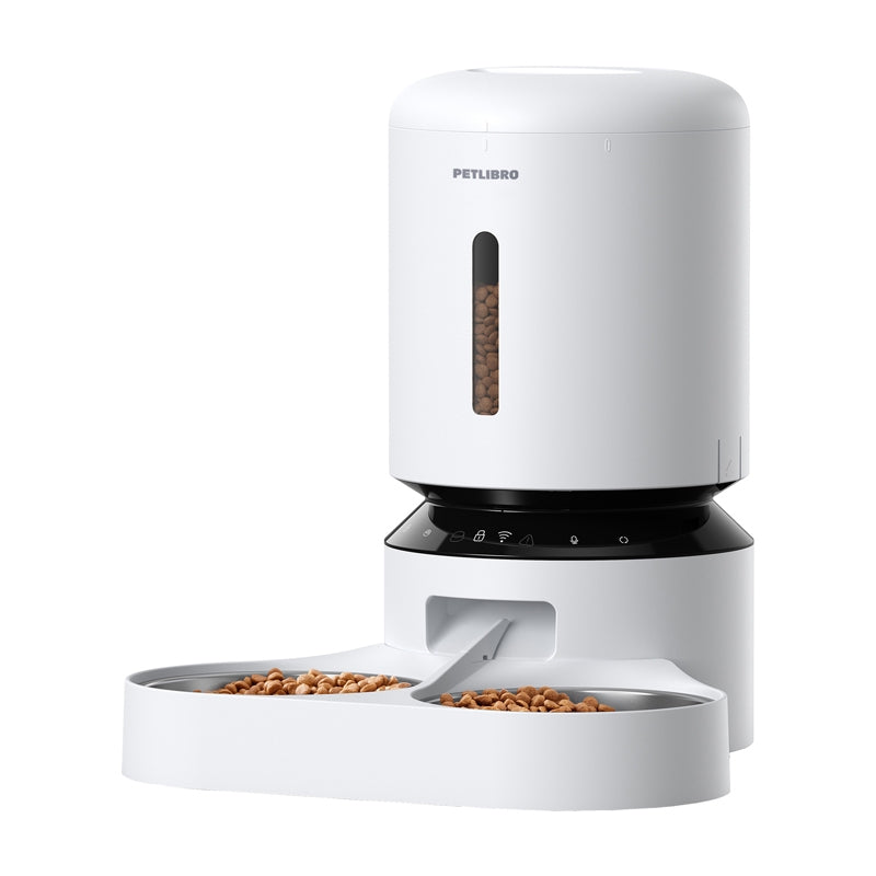 Petlibro Granary food dispenser with double bowl, Wifi, 5L(white)