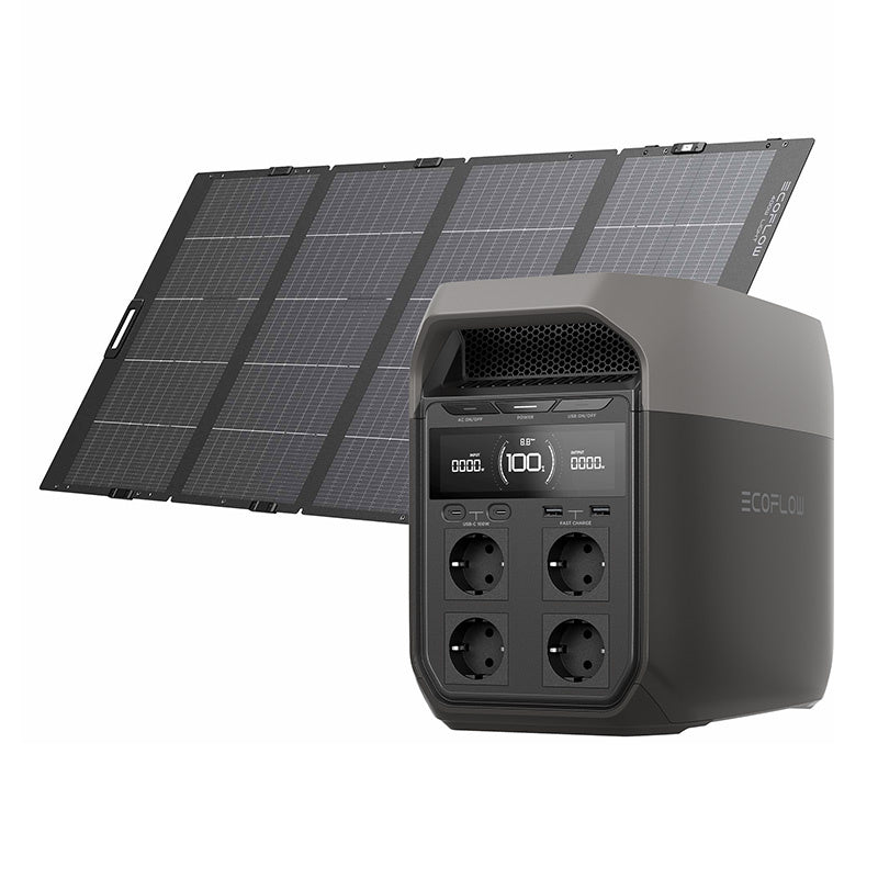 Set: EcoFlow Delta 3 power station + 400W photovoltaic panel.