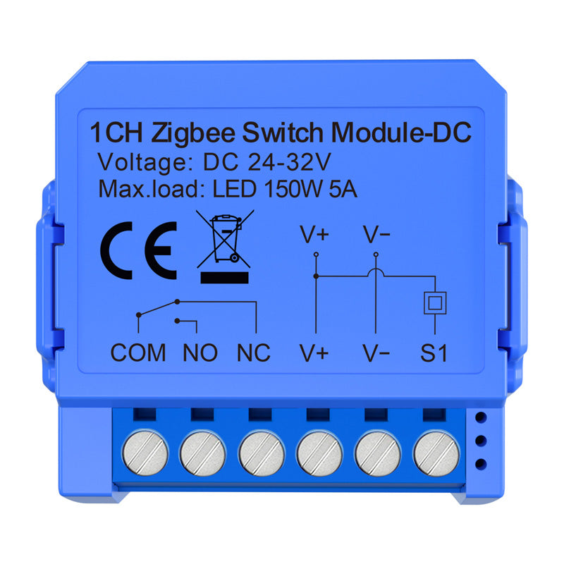 Avatto ZWSM16-DC32V-1 1-channel ZigBee switch module with a potential-free contact