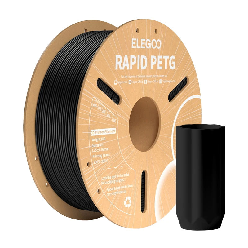 ELEGOO Rapid PETG Filament (Black)
