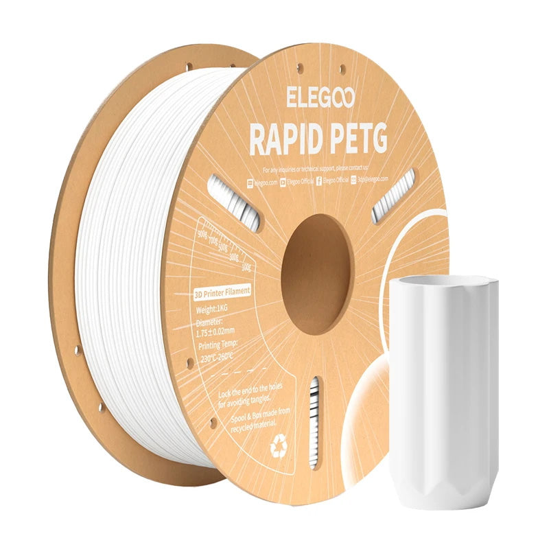 ELEGOO Rapid PETG Filament (White)