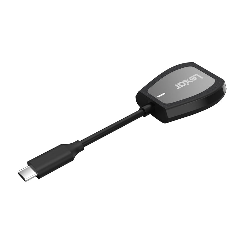 Lexar Dual-Slot SD/microSD Memory Card Reader, USB-C