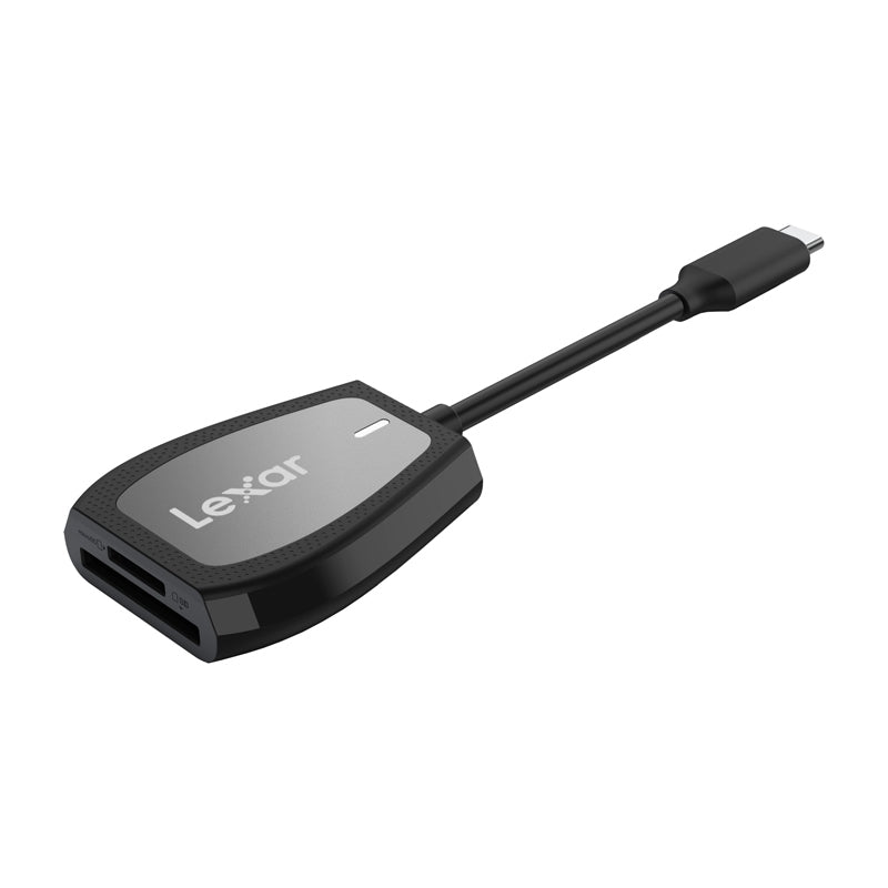 Lexar Dual-Slot SD/microSD Memory Card Reader, USB-C