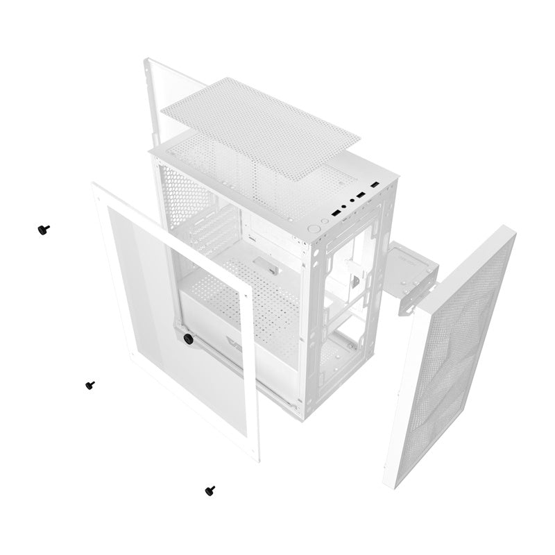 Darkflash M305 Mesh computer case without fans (White)