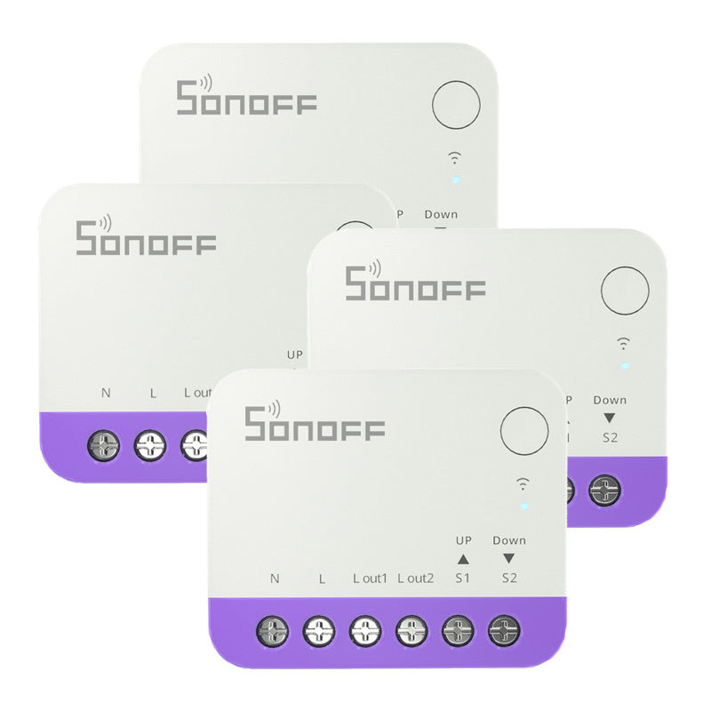 Sonoff MINI-RBS WiFi Smart Mini Roller Shutter Switch (4 pcs.)