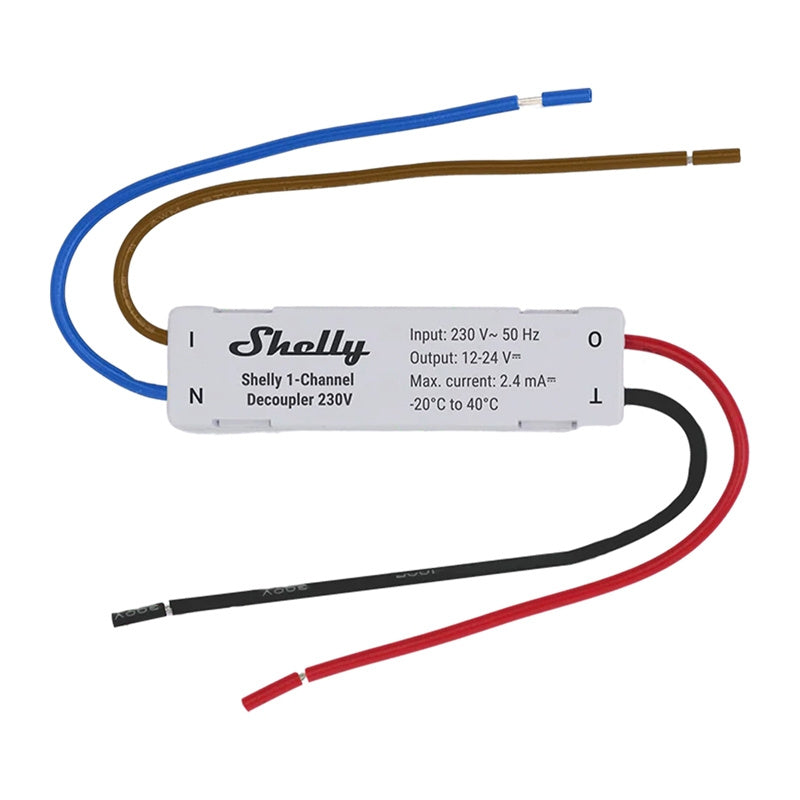 Shelly Decoupler 1-channel decoupler 230V