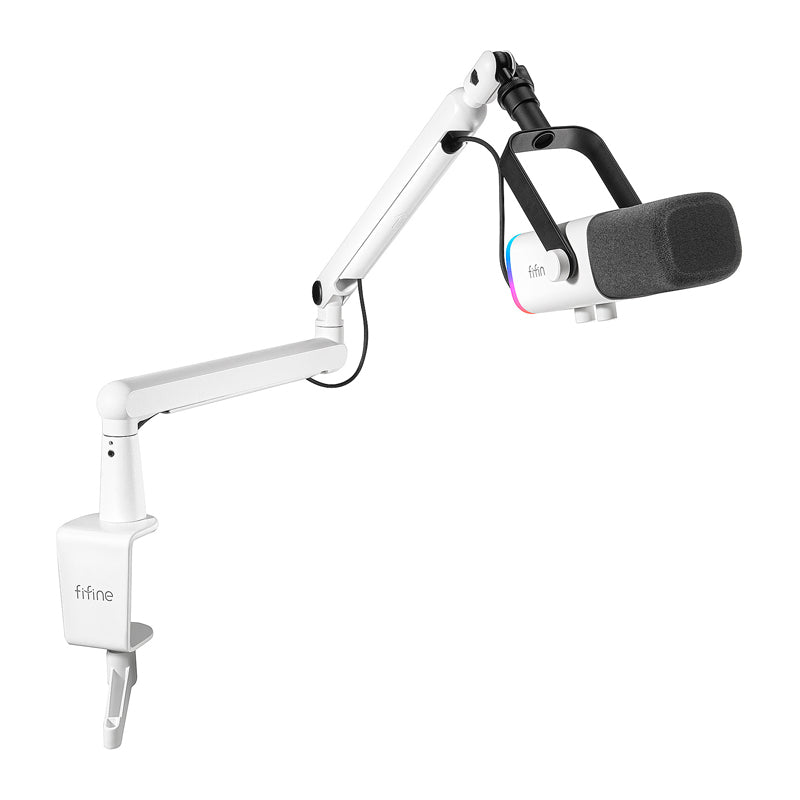 Fifine TAM8W dynamic microphone (white)