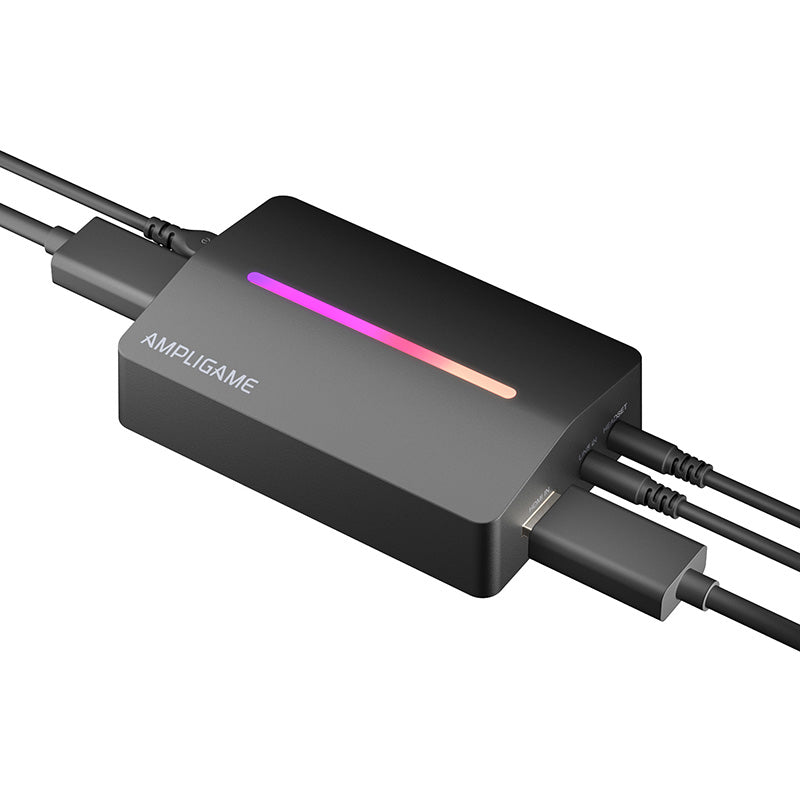 Fifine V3, HDMI to USB-A capture card (black)