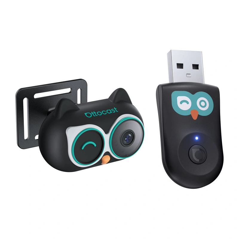 Ottocast CarPlay wireless car adapter with car nanny (Cabin Care)