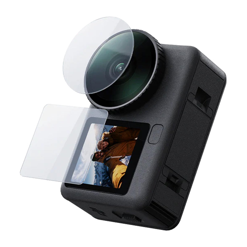 Telesin tempered glass set for DJI Osmo Action 6 (Lens + screen)