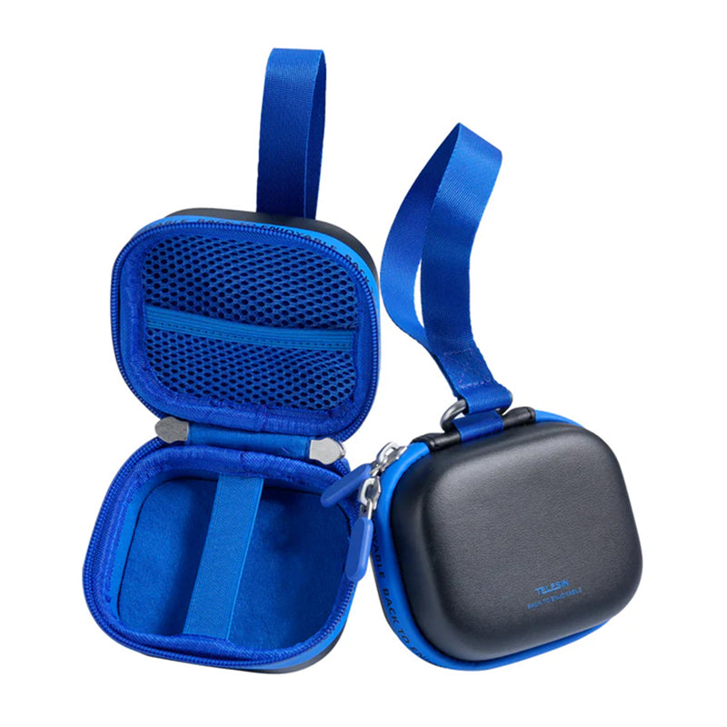 Telesin DisAdv EVA Universal Mini Transport Bag for Sports Cameras (Black/Blue)
