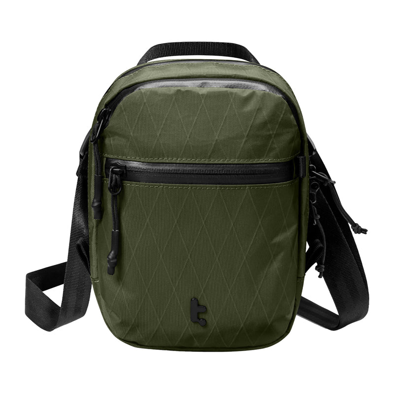 TOMTOC Aviator-T37 travel bag with shoulder strap X-Pac 1.3L (green)