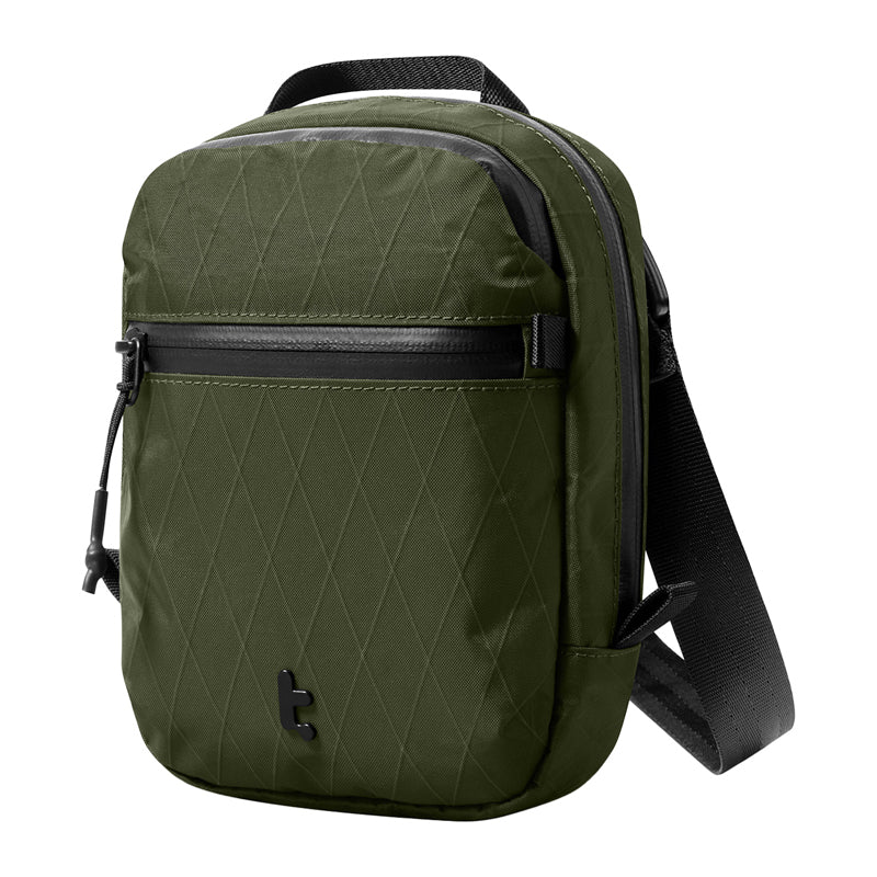 TOMTOC Aviator-T37 travel bag with shoulder strap X-Pac 1.3L (green)