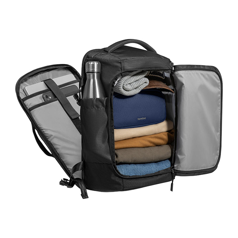 TOMTOC Navigator-T66 Liteway Travel Backpack 28L/15.6" (Black)