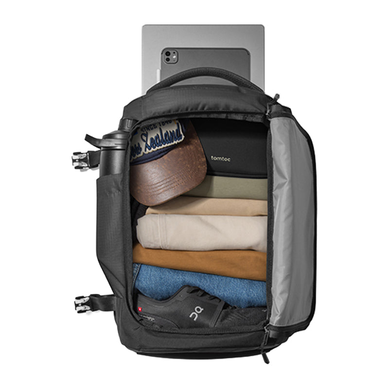 TOMTOC Navigator-T66 Liteway Travel Backpack 28L/15.6" (Black)