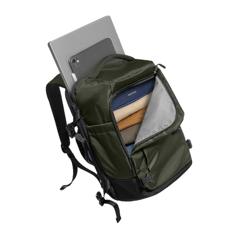TOMTOC Navigator-T66 Liteway Travel Backpack 15.6"/28L (green)