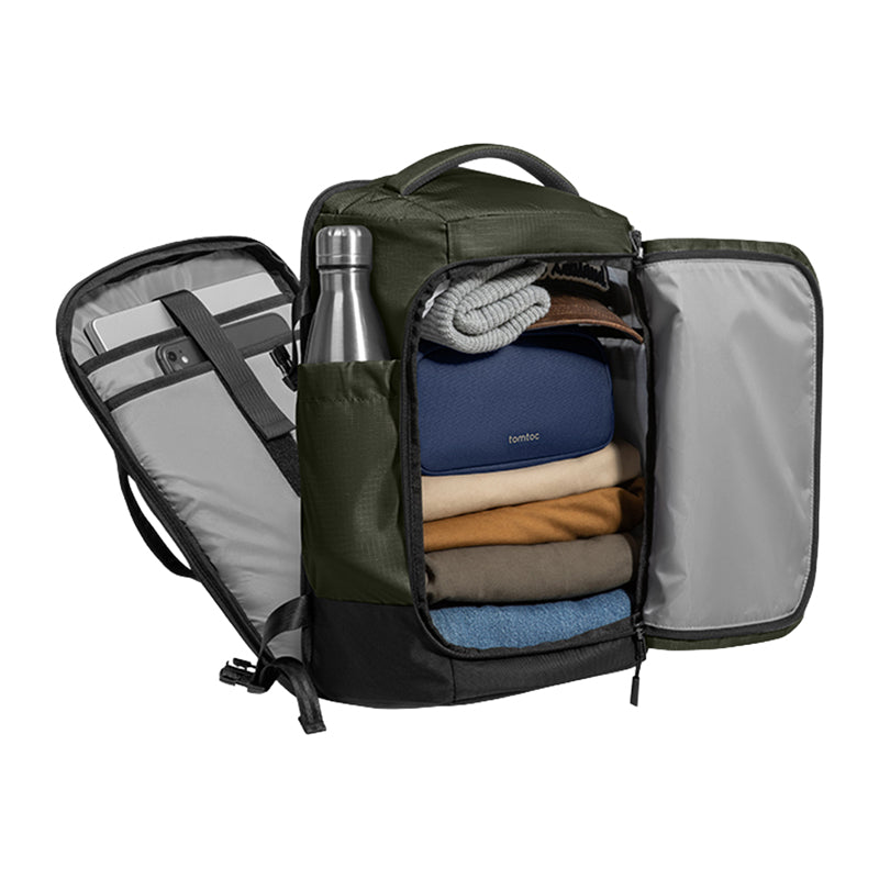 TOMTOC Navigator-T66 Liteway Travel Backpack 15.6"/28L (green)