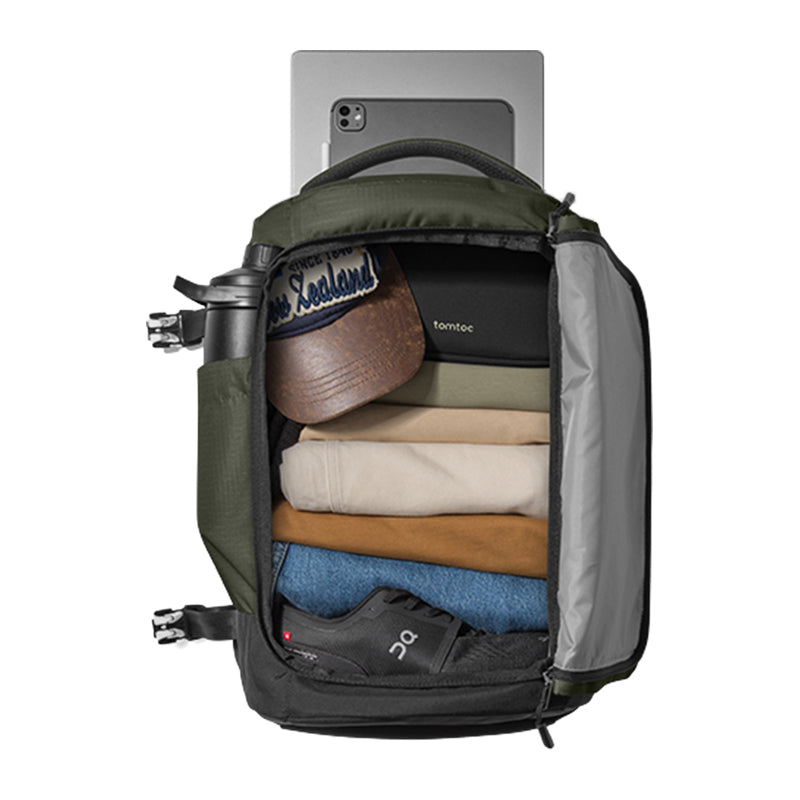 TOMTOC Navigator-T66 Liteway Travel Backpack 15.6"/28L (green)