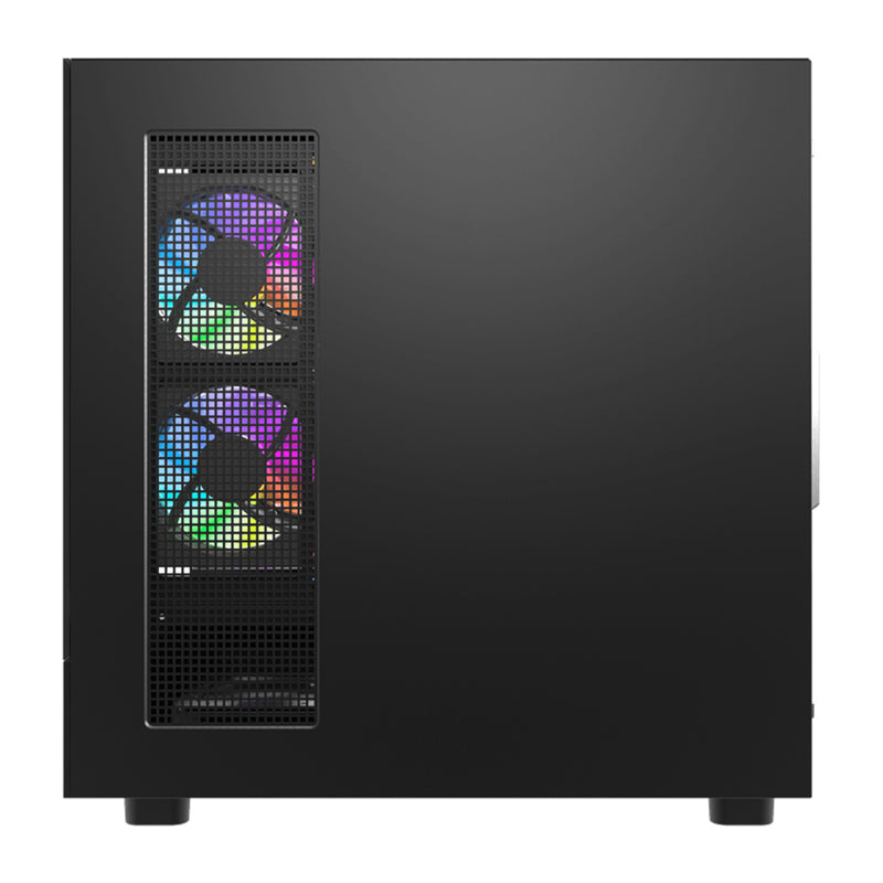 DarkFlash DS950V computer case with display (black) + 6 fans