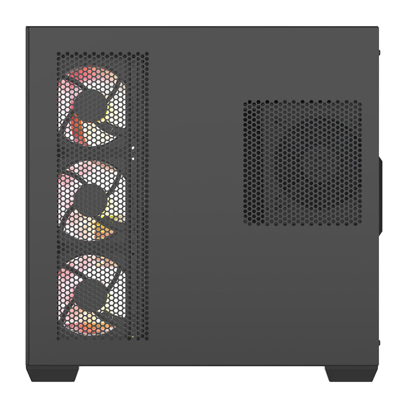 DarkFlash C280 computer case (black) + 7 fans