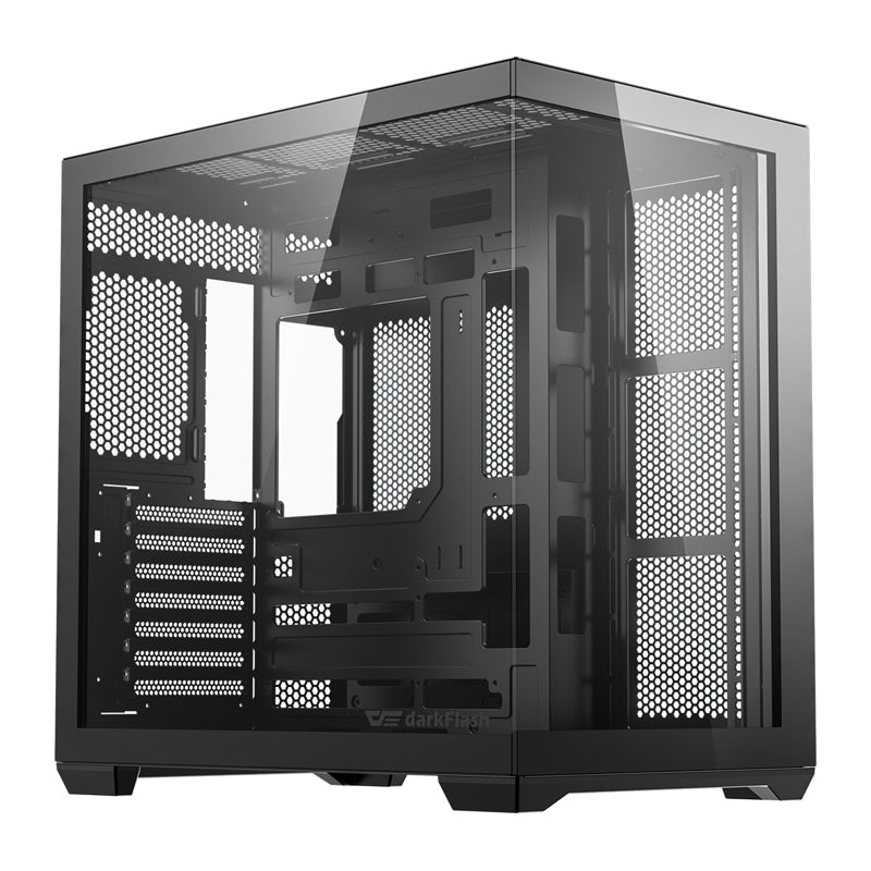DarkFlash C280 computer case (black) + 7 fans