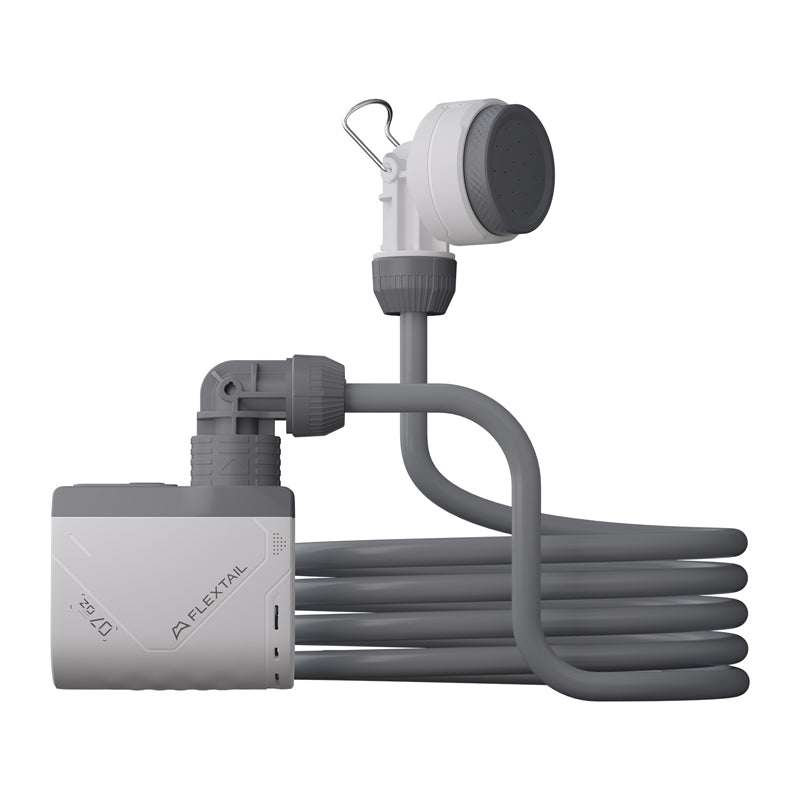 Flextail Tiny Shower Portable Shower with Pump (White)