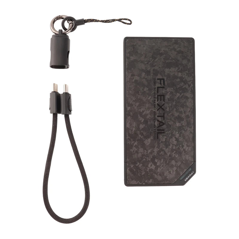 Flextail Zero Power 10,000 mAh Power Bank (Black)