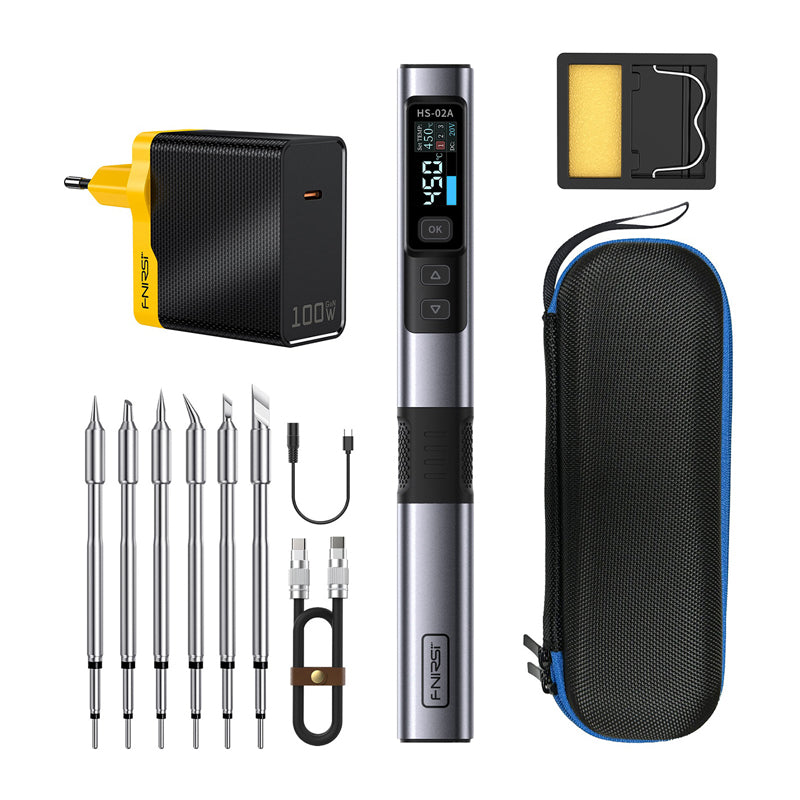 FNIRSI HS-02A F 100 W smart soldering iron