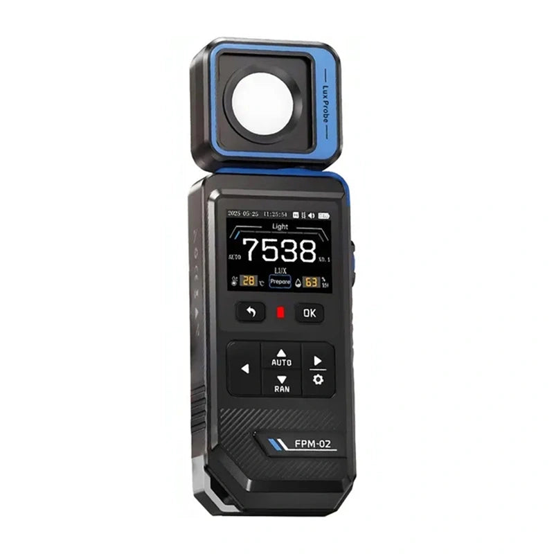 FNIRSI FPM-02 Illuminance Meter with Color Screen